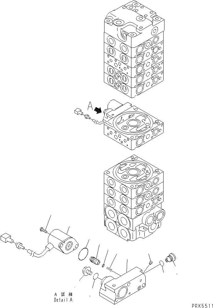 Корпус в сборе 702-21-54700 KOMATSU