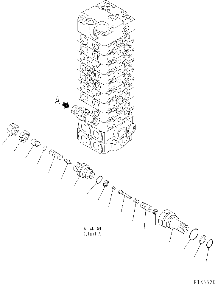 Предохранительный клапан в сборе 723-10-12100 KOMATSU