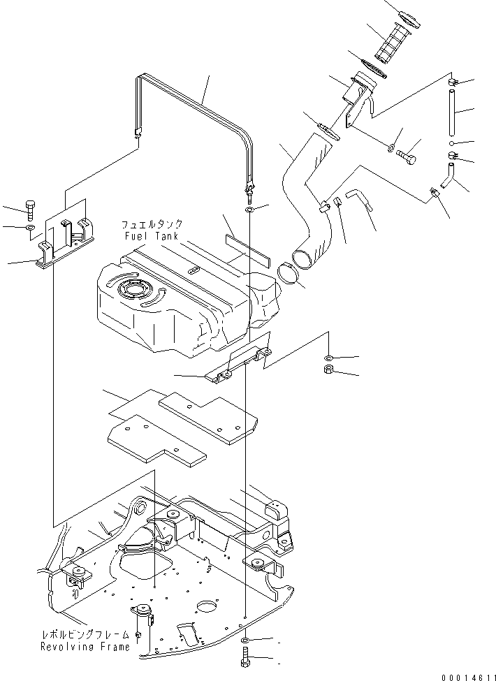 Кронштейн 20U-910-4290 KOMATSU