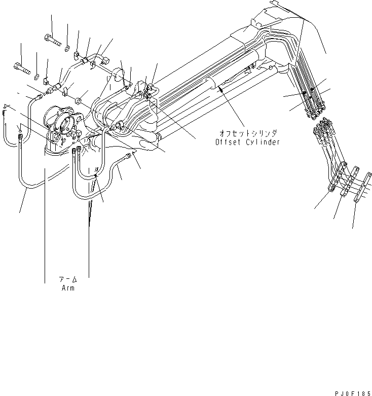 Трубка 20U-957-3140 KOMATSU