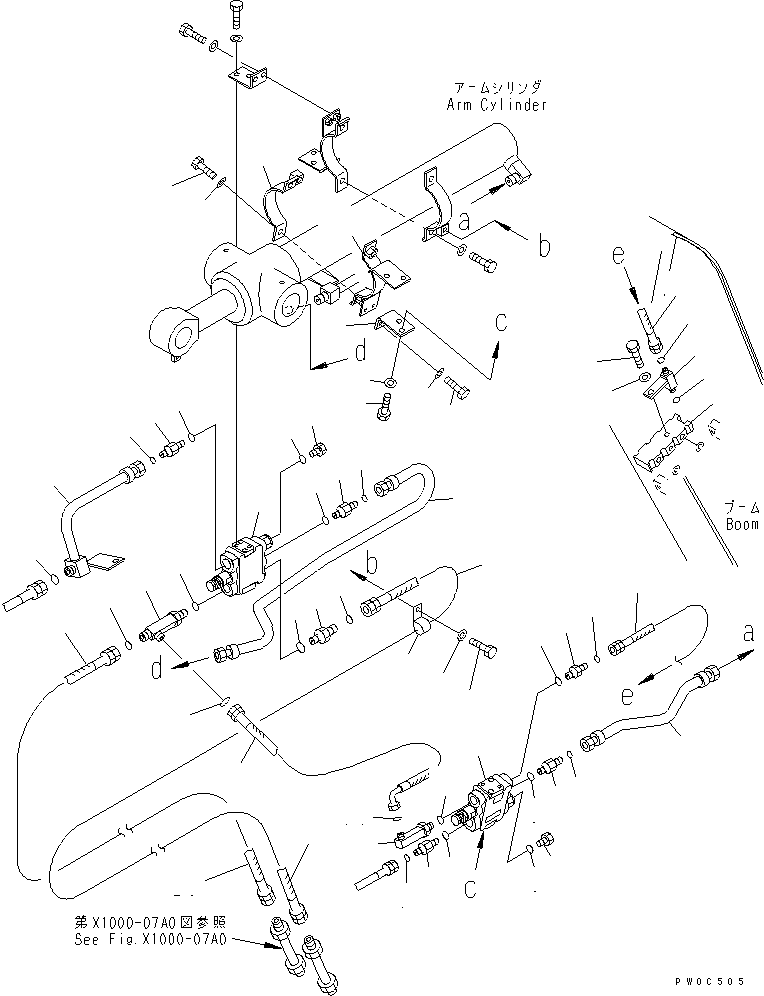 Шланг 02766-B03A4 KOMATSU