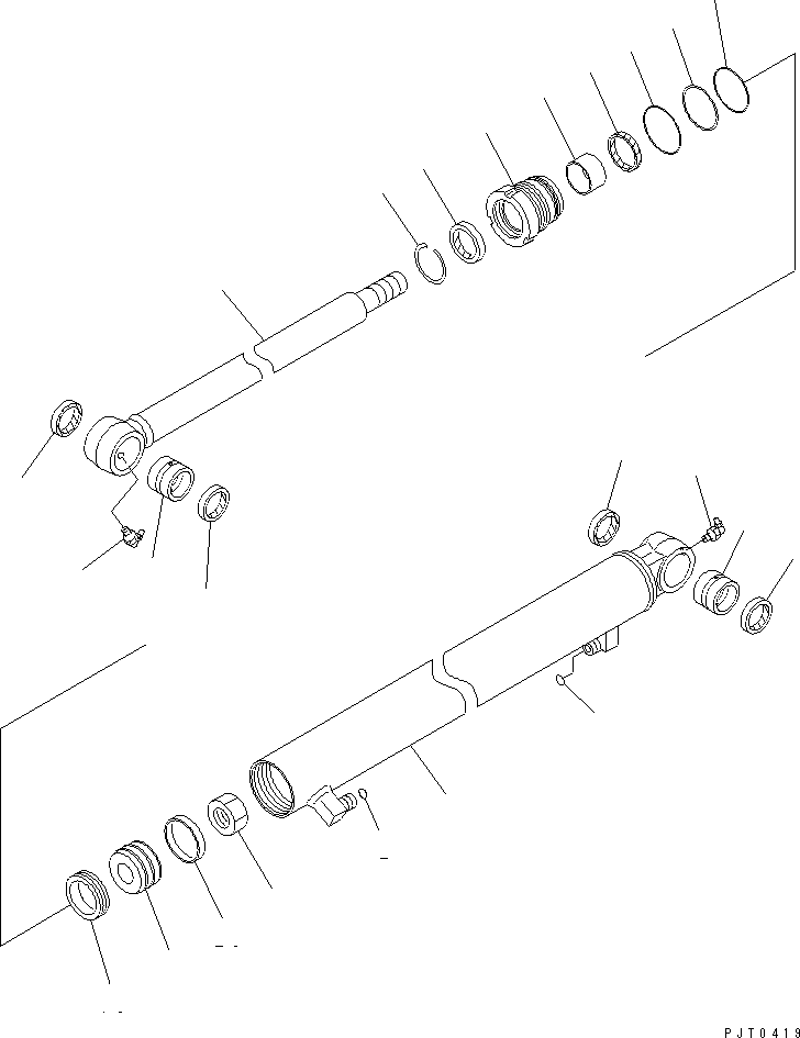 CYLINDER ASS'Y,BUCKET 707-00-0A900 KOMATSU