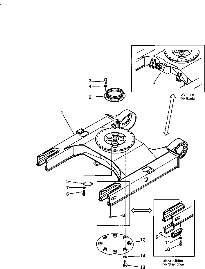 GUARD,(FOR STEEL SHOE) 201-30-65130 KOMATSU