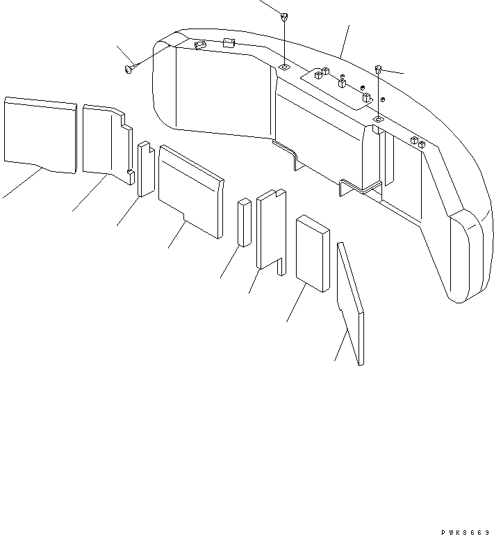 Лист 201-46-74151 KOMATSU