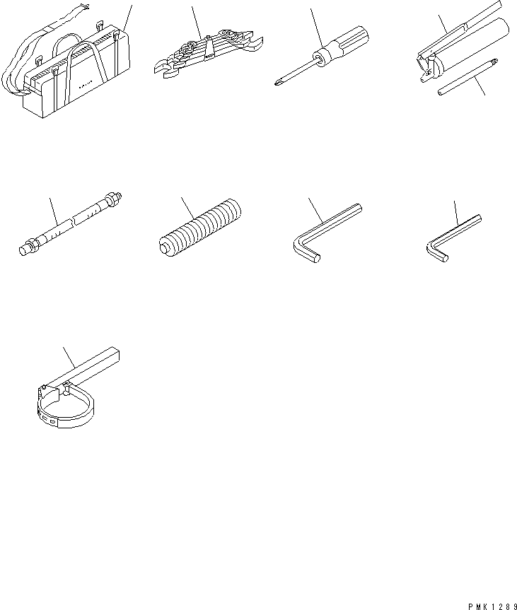 TOOL KIT 201-98-00080 KOMATSU