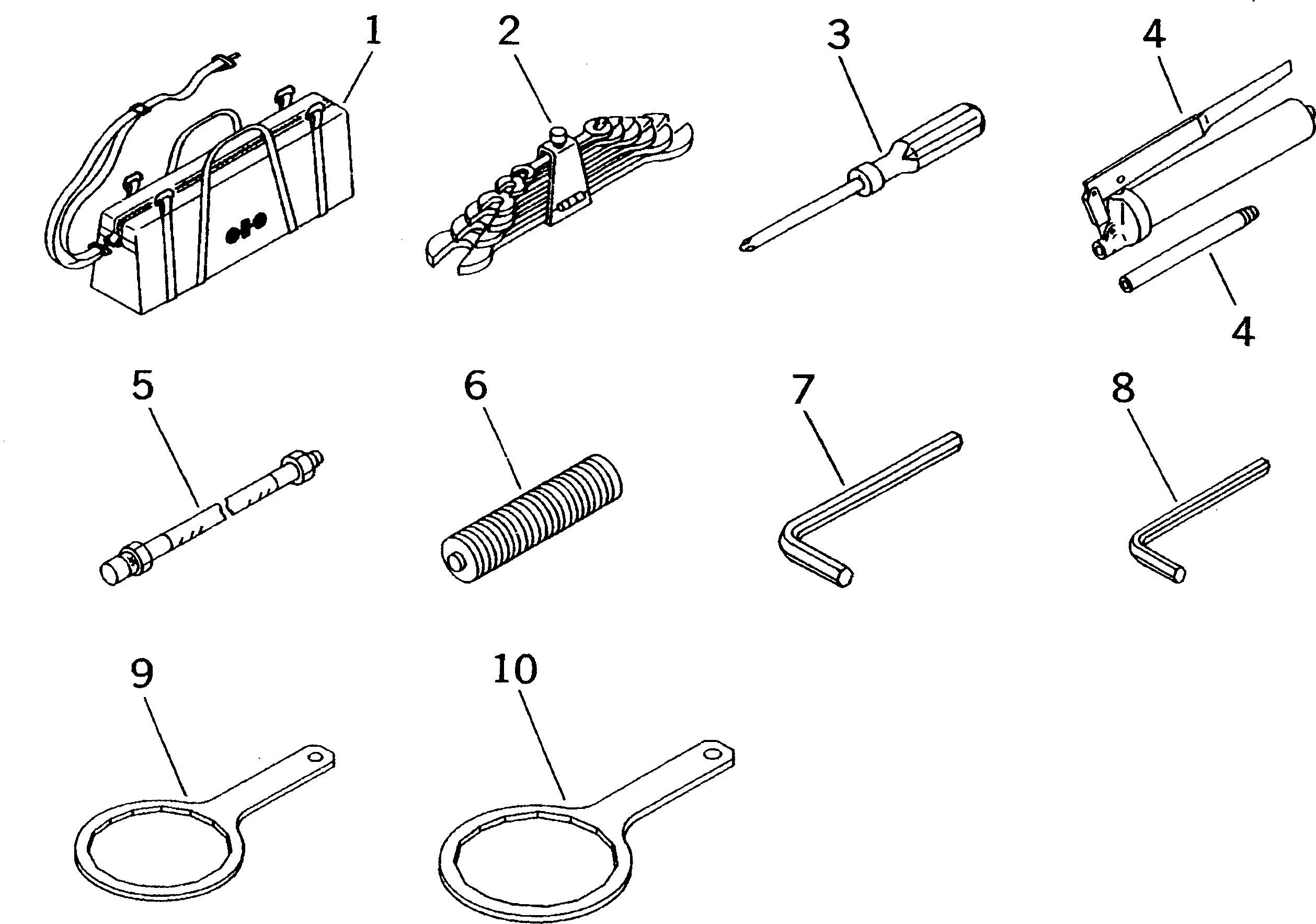 TOOL KIT 201-98-00020 KOMATSU