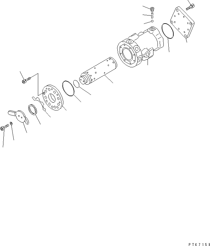 клапан в сборе 20T-62-76301 KOMATSU