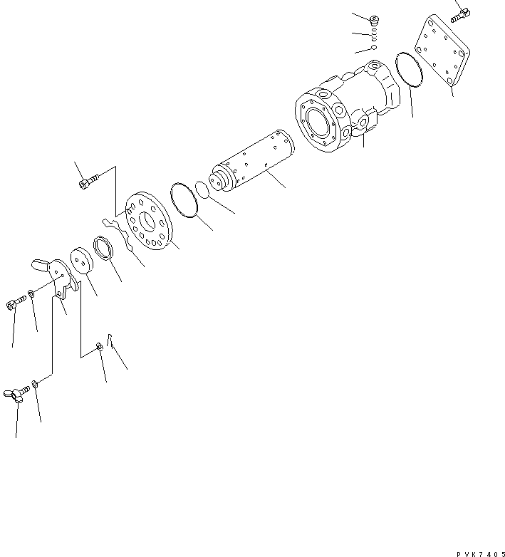 клапан в сборе 20T-62-76302 KOMATSU