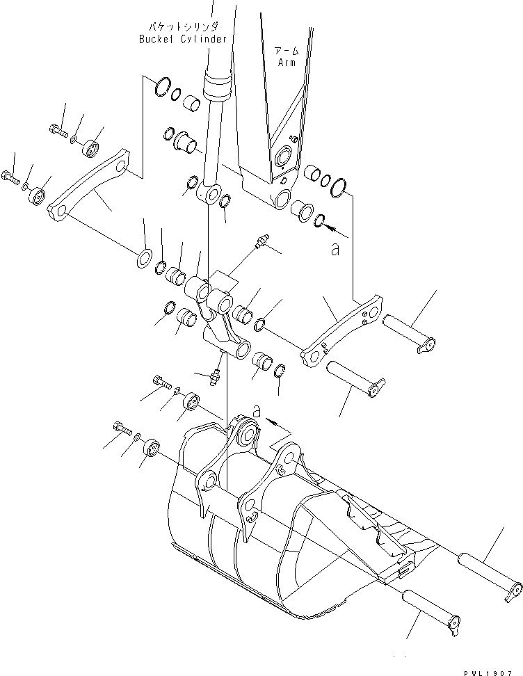 LINK,FRONT 21M-70-13111 KOMATSU