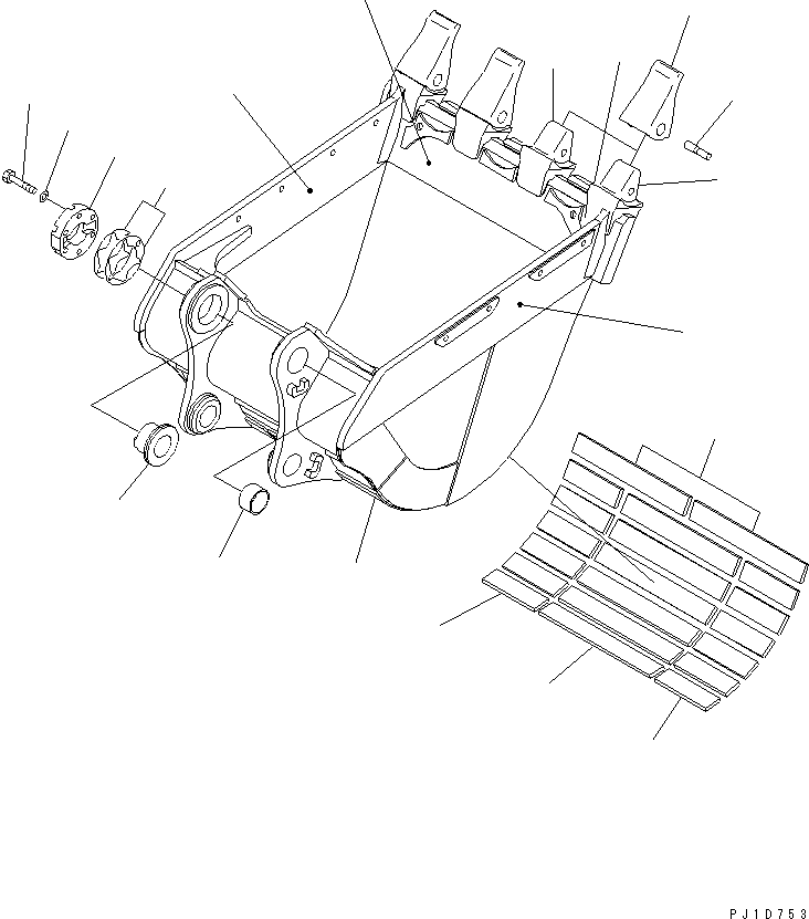 Ковш 21M-939-1911 KOMATSU