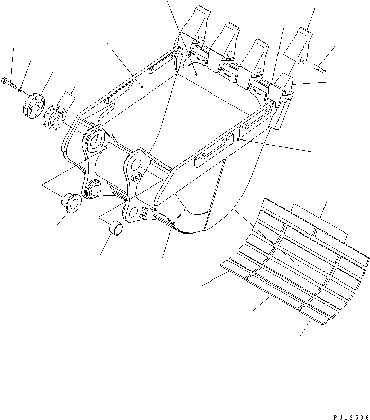Пластина (сварная) 21M-939-1920 KOMATSU