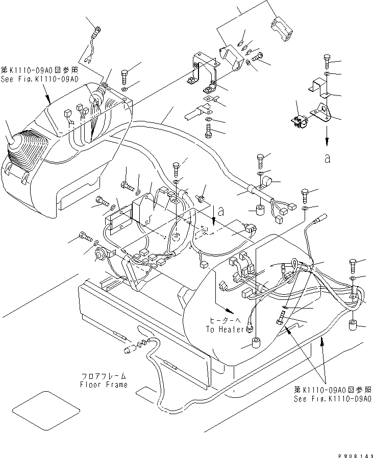 Жгут проводов 201-06-73112 KOMATSU