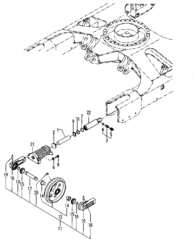 TUBE ASS'Y,ADJUSTER YM172162-37770 KOMATSU
