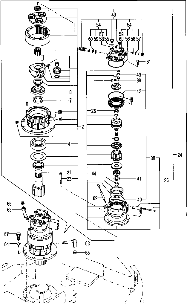 Указатель YM172162-71880 KOMATSU