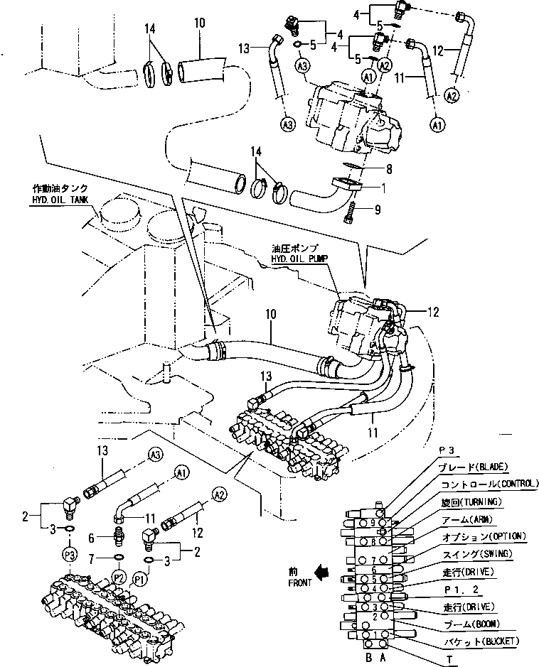 Фланец YM172187-76100 KOMATSU