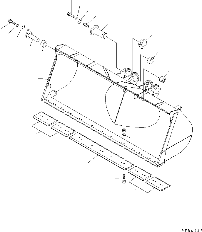 Ковш 209-961-7450 KOMATSU