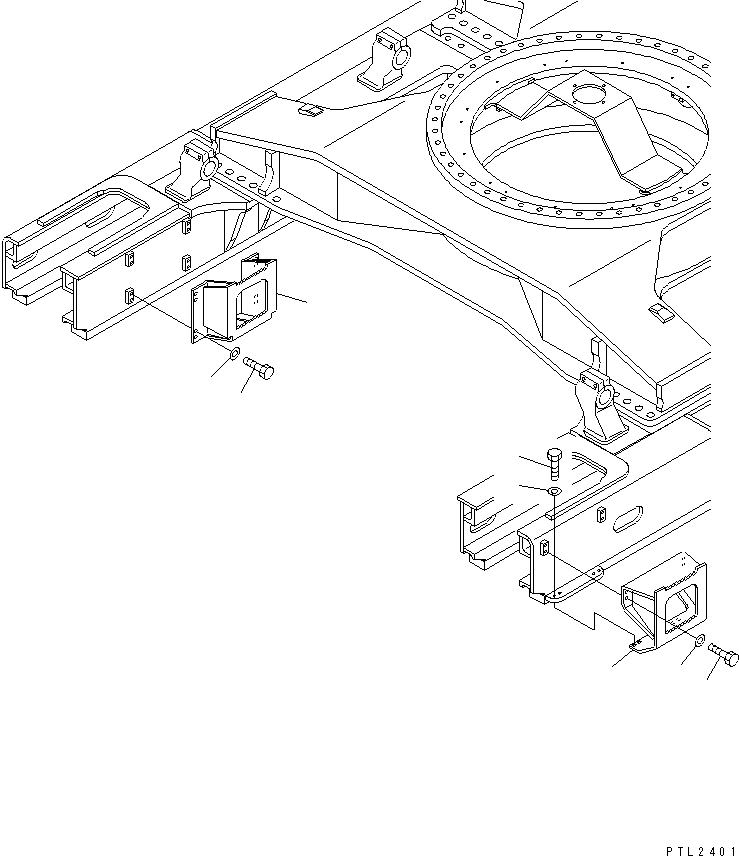 Подножка 209-30-78320 KOMATSU