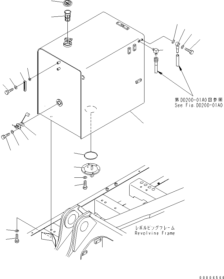 Бак 209-04-78220 KOMATSU