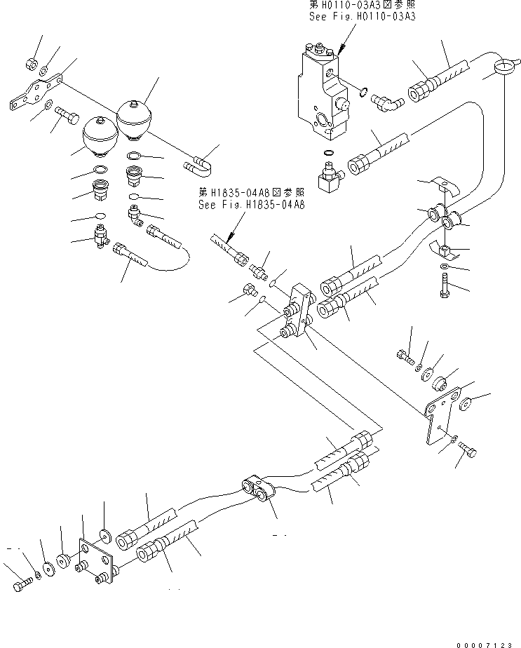 Шланг 07621-00613 KOMATSU