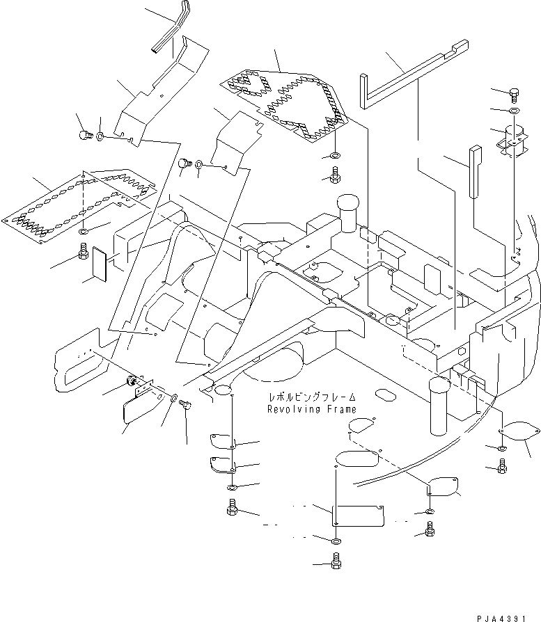 Крышка 21W-46-27120 KOMATSU