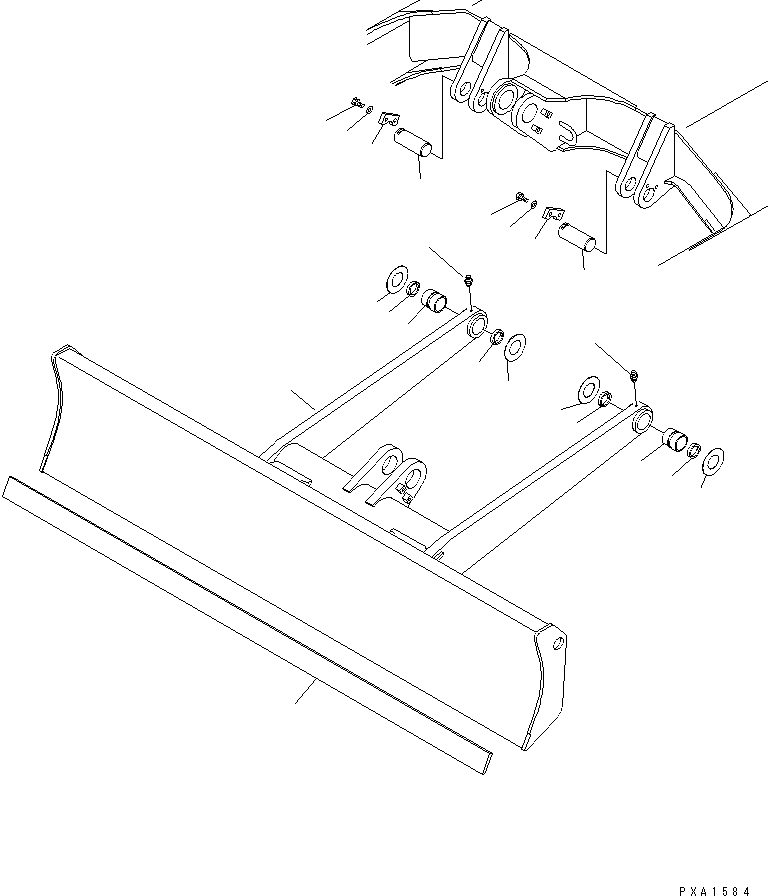 BLADE ASS'Y 21W-71-00120 KOMATSU