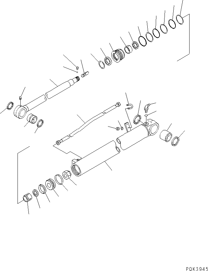 CYLINDER,ARM 21W-63-67141 KOMATSU