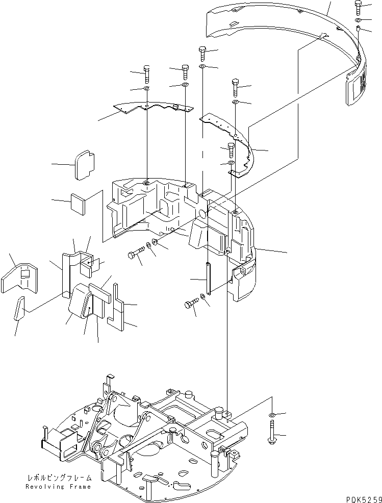 WEIGHT,COUNTER 21W-46-33910 KOMATSU