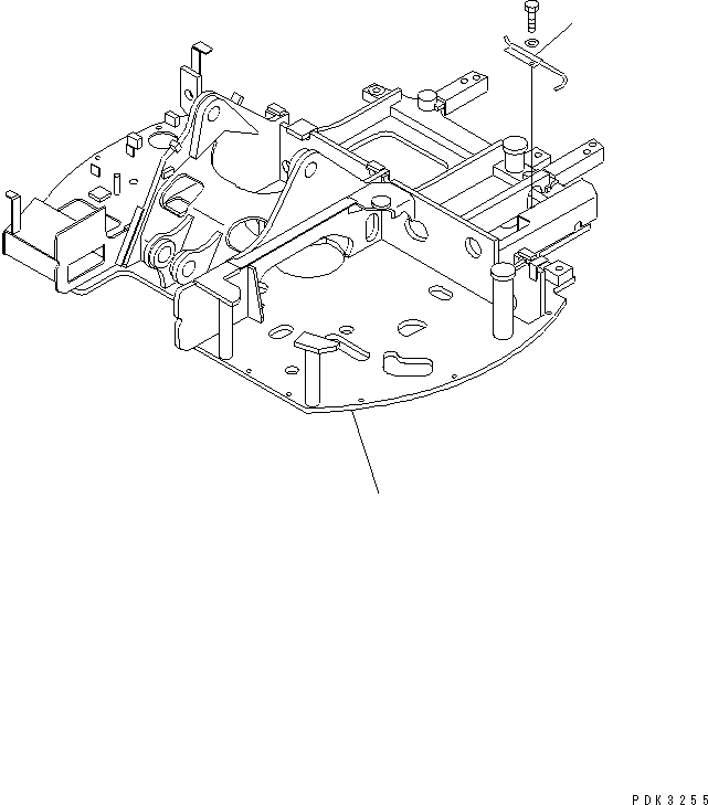FRAME,REVOLVING 21W-46-35120 KOMATSU
