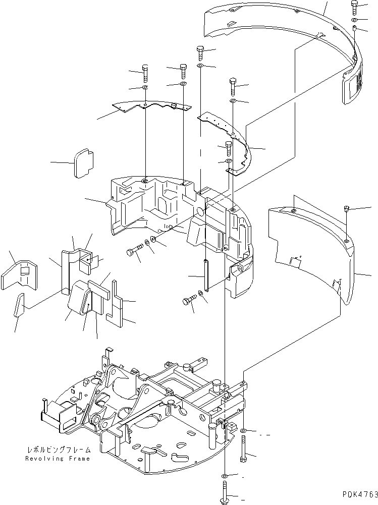 WEIGHT,COUNTER 21W-46-35210 KOMATSU