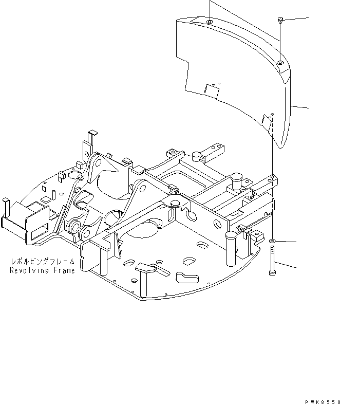 COUNTER WEIGHT,(ADDITIONAL) 21W-46-35111 KOMATSU