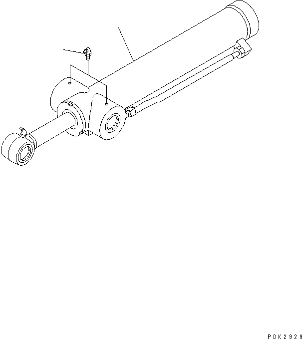CYLINDER GROUP,ARM (\8\21W-63-X2420) KOMATSU