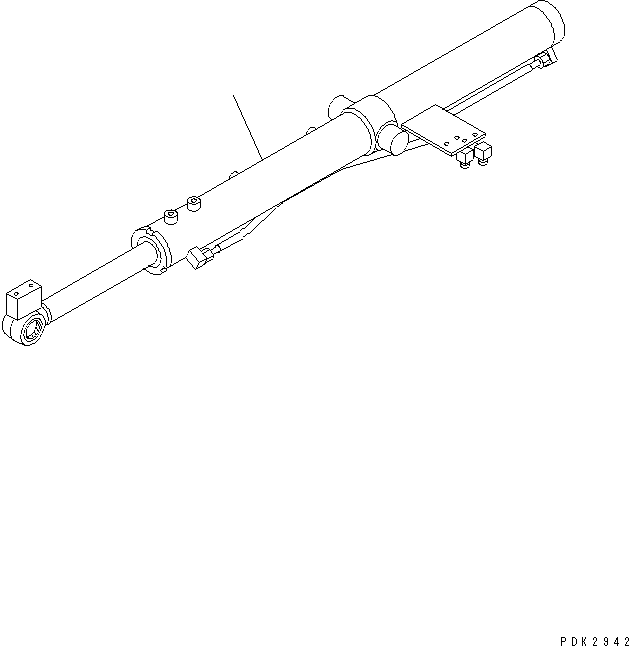 CYLINDER GROUP,SLIDE ARM (\8\21W-63-X2470) KOMATSU