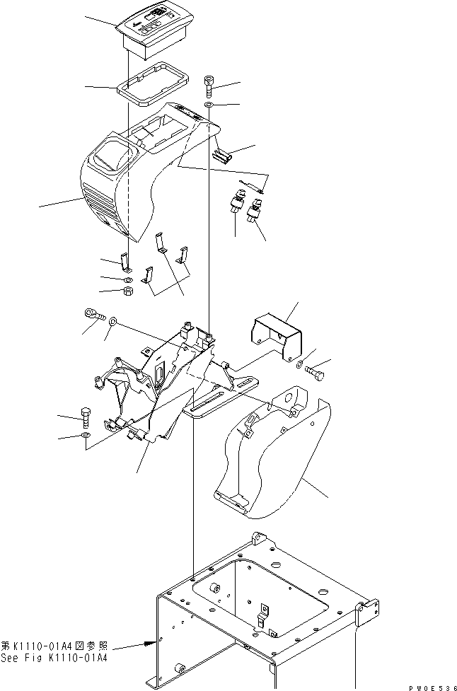MONITOR ASS'Y (7824-89-8000) KOMATSU