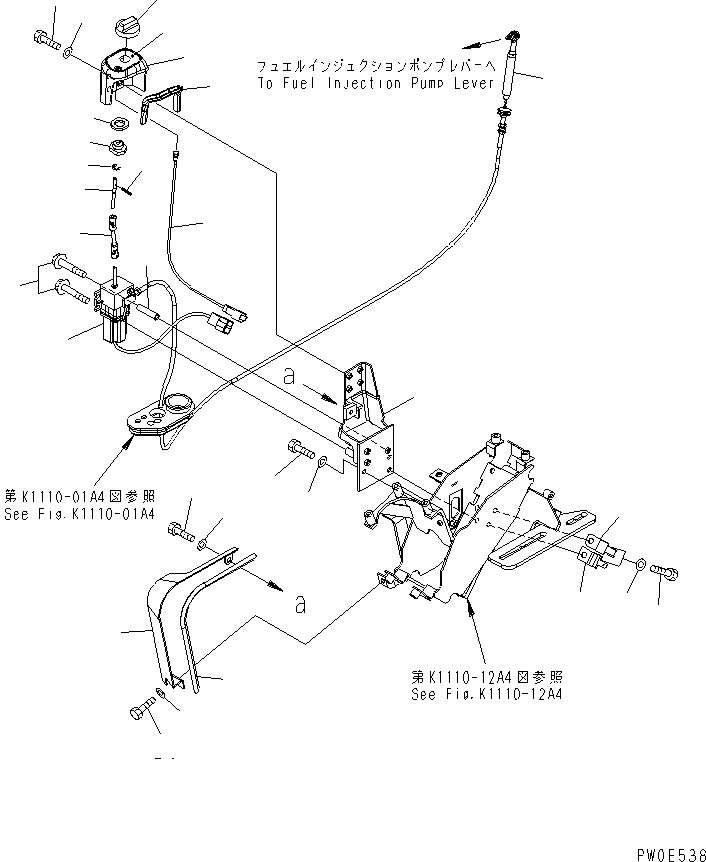 Фонарь 21W-06-43130 KOMATSU