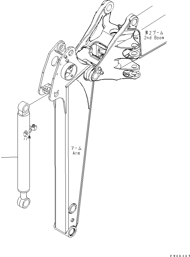 CYLINDER GROUP,(BLUE) ((\8\707-00-XA760)) KOMATSU