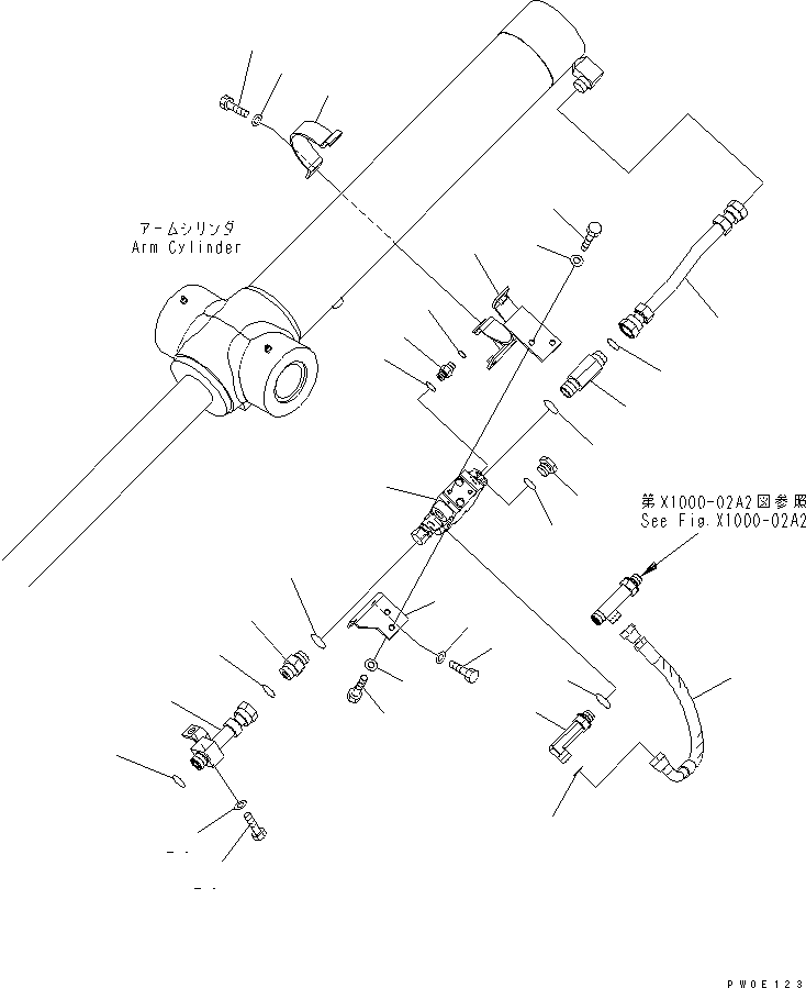 Шланг 21W-62-47370 KOMATSU