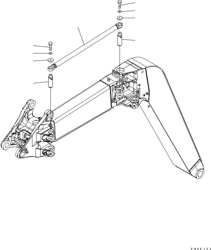 Планка 2OU-70-46180 KOMATSU