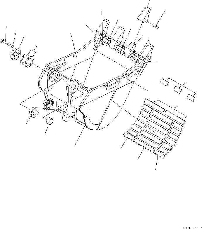 Пластина (сварная) 209-939-7920 KOMATSU