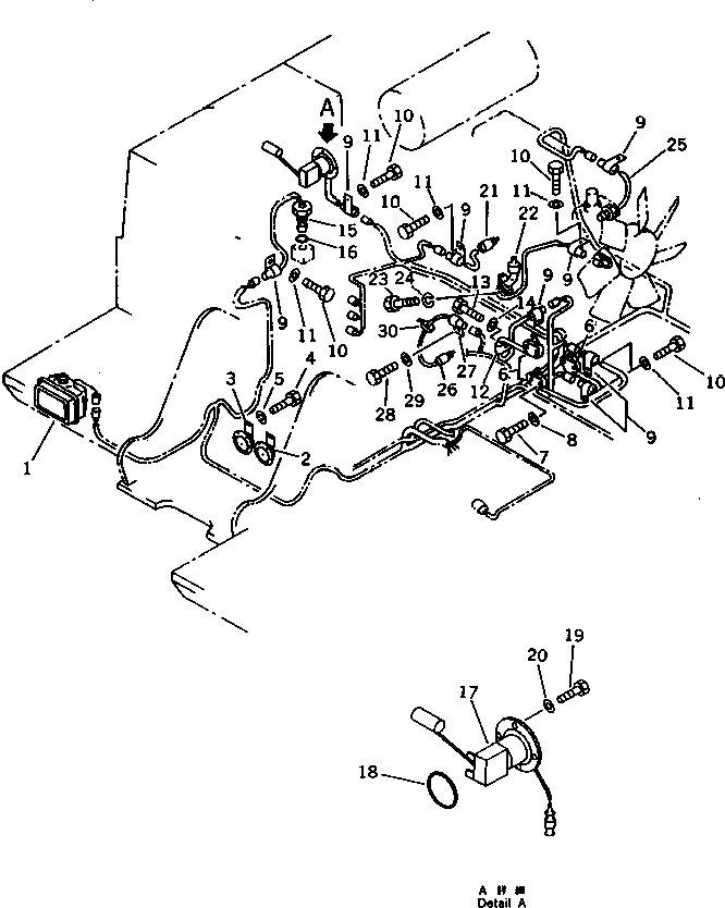 SENSOR,ENGINE OIL LEVEL (203-06-41160) KOMATSU