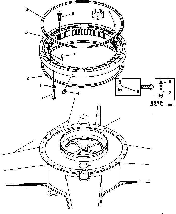 Болт 202-966-1920 KOMATSU