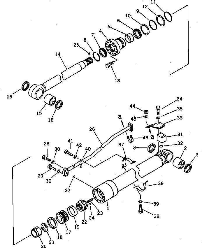 CYLINDER ASS'Y,ARM 202-63-07040 KOMATSU