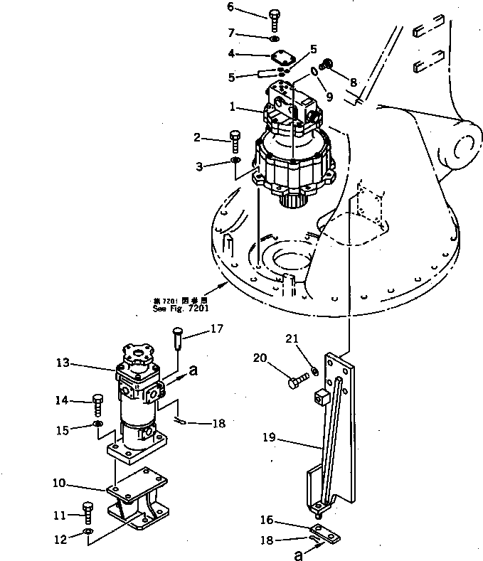 SWIVEL JOINT ASS'Y,JOINT (703-07-33202) KOMATSU