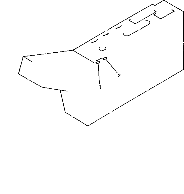 Пластина 20D-973-2210 KOMATSU