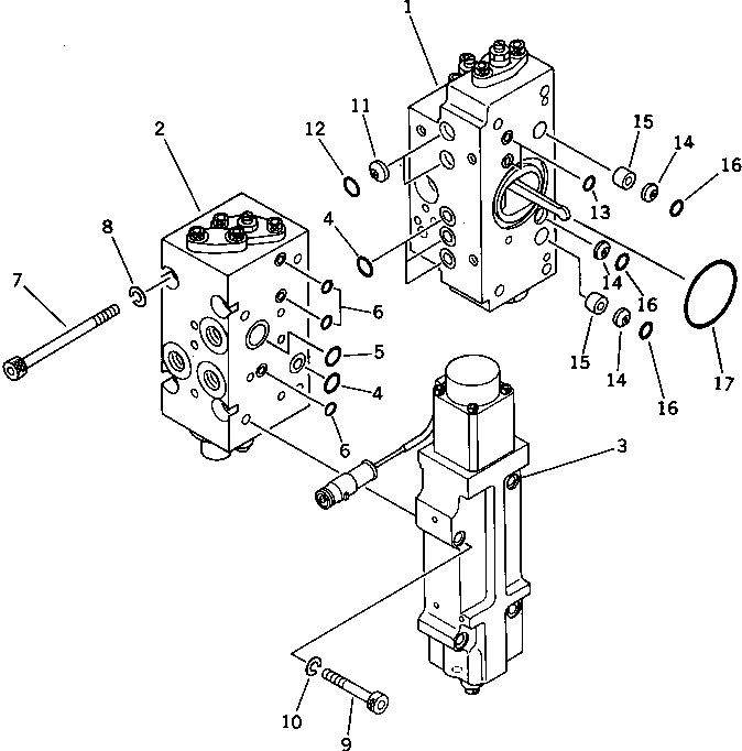 SERVO VALVE ASS'Y,REAR 708-25-07211 KOMATSU