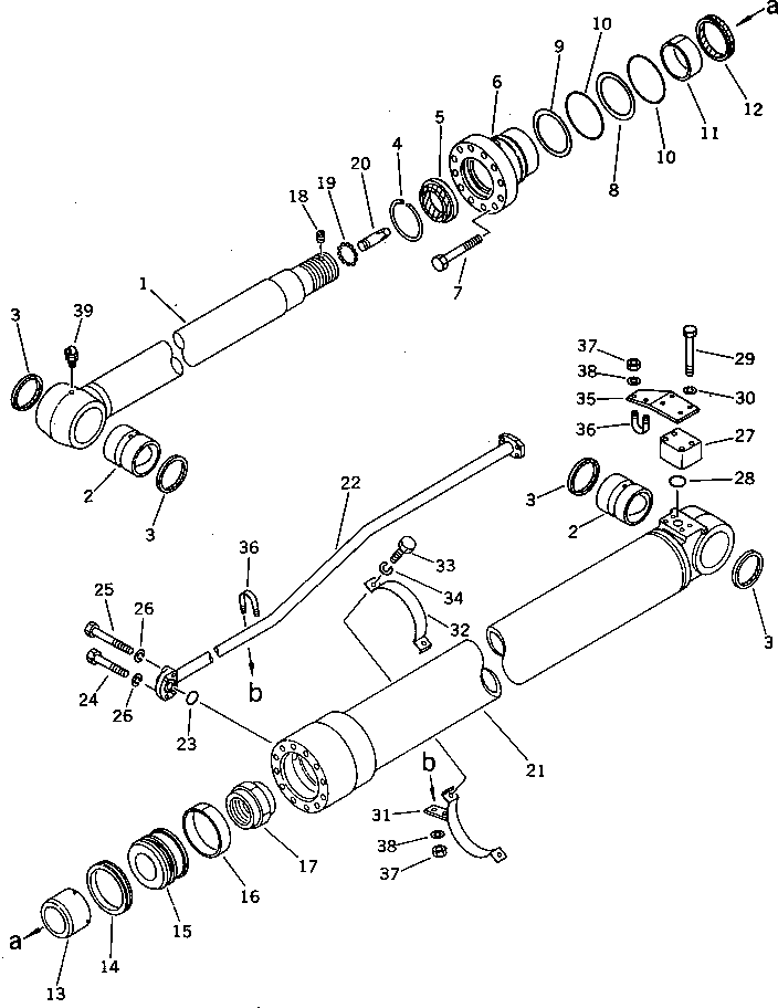 ARM CYLINDER ASS'Y \0\205-63-62101 KOMATSU