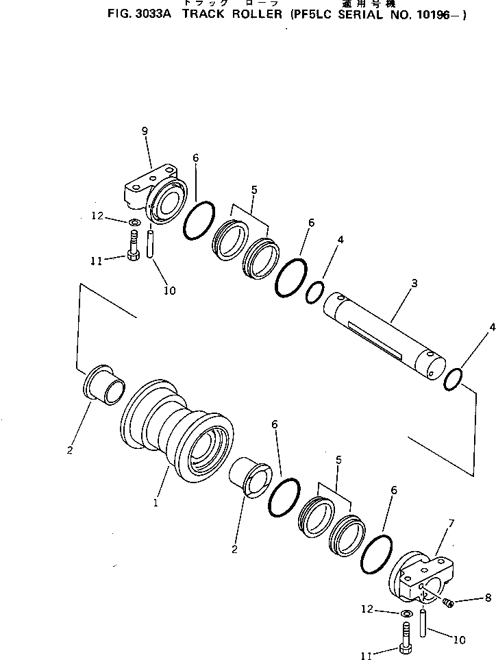 ROLLER,TRACK \0\20Y-30-16111 KOMATSU