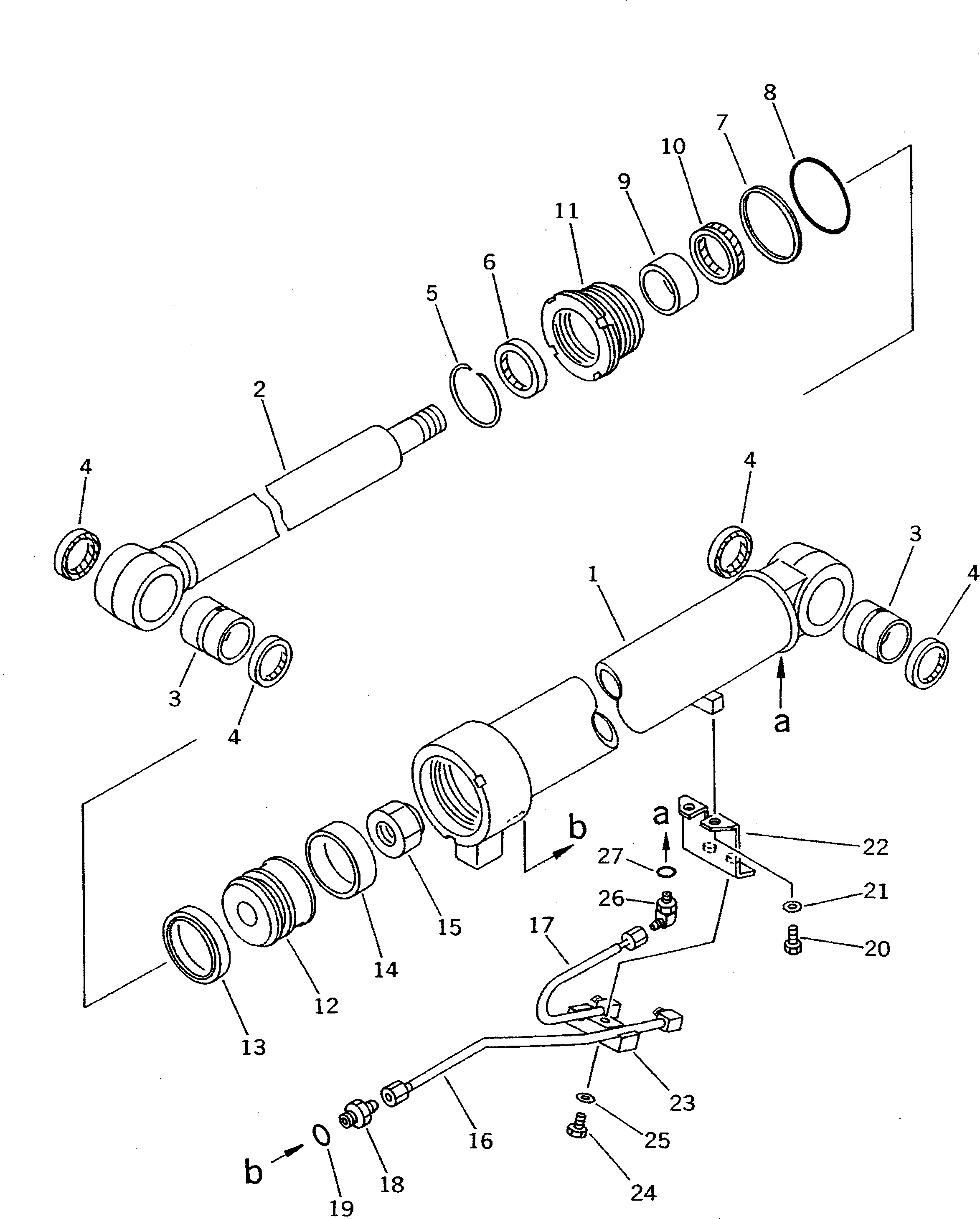 CYLINDER SUB ASS'Y 20D-63-13110 KOMATSU