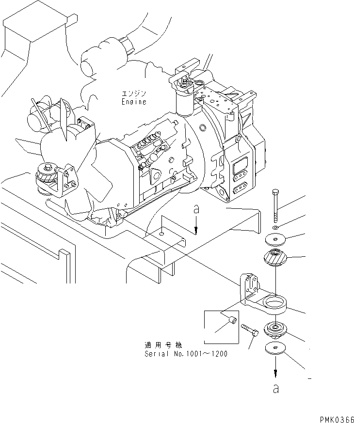 Упорное кольцо 21J-01-11260 KOMATSU