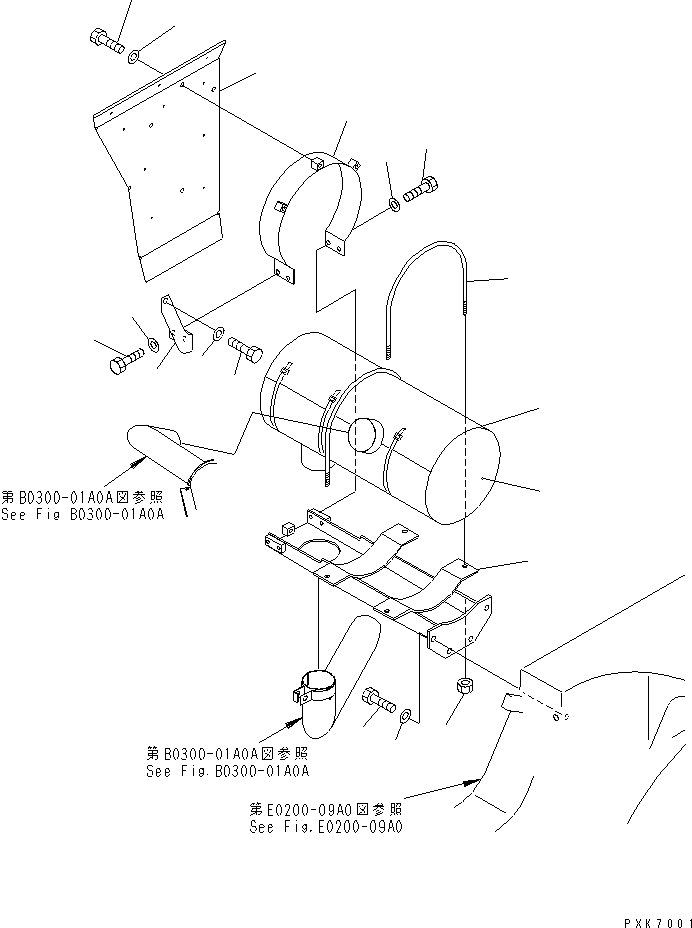 Глушитель 6732-11-5583 KOMATSU