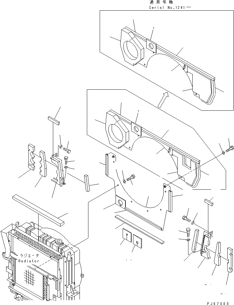 Хомут 21J-03-11630 KOMATSU
